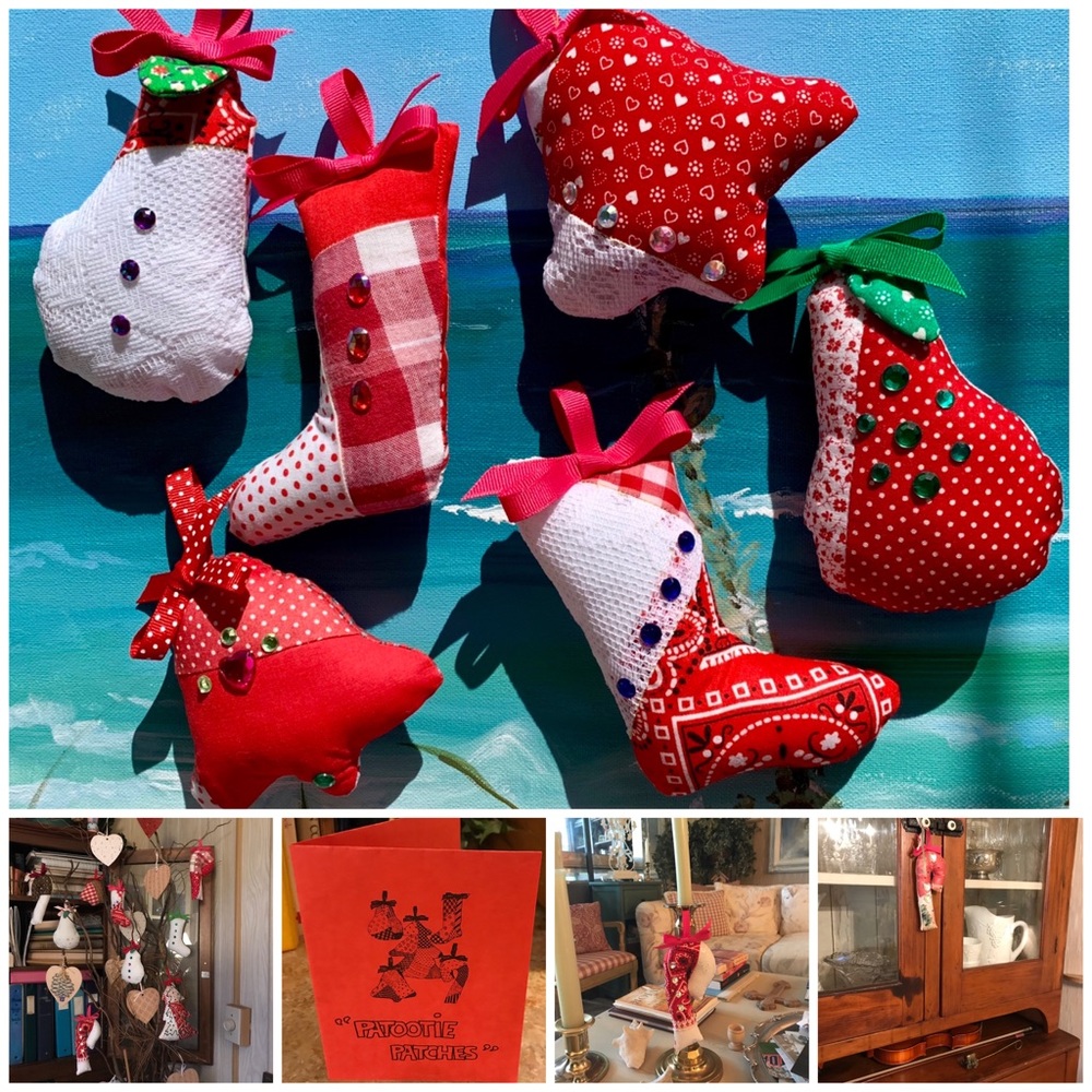 PATOOTIE PATCHES - Batch of 6 Handmade Ornaments